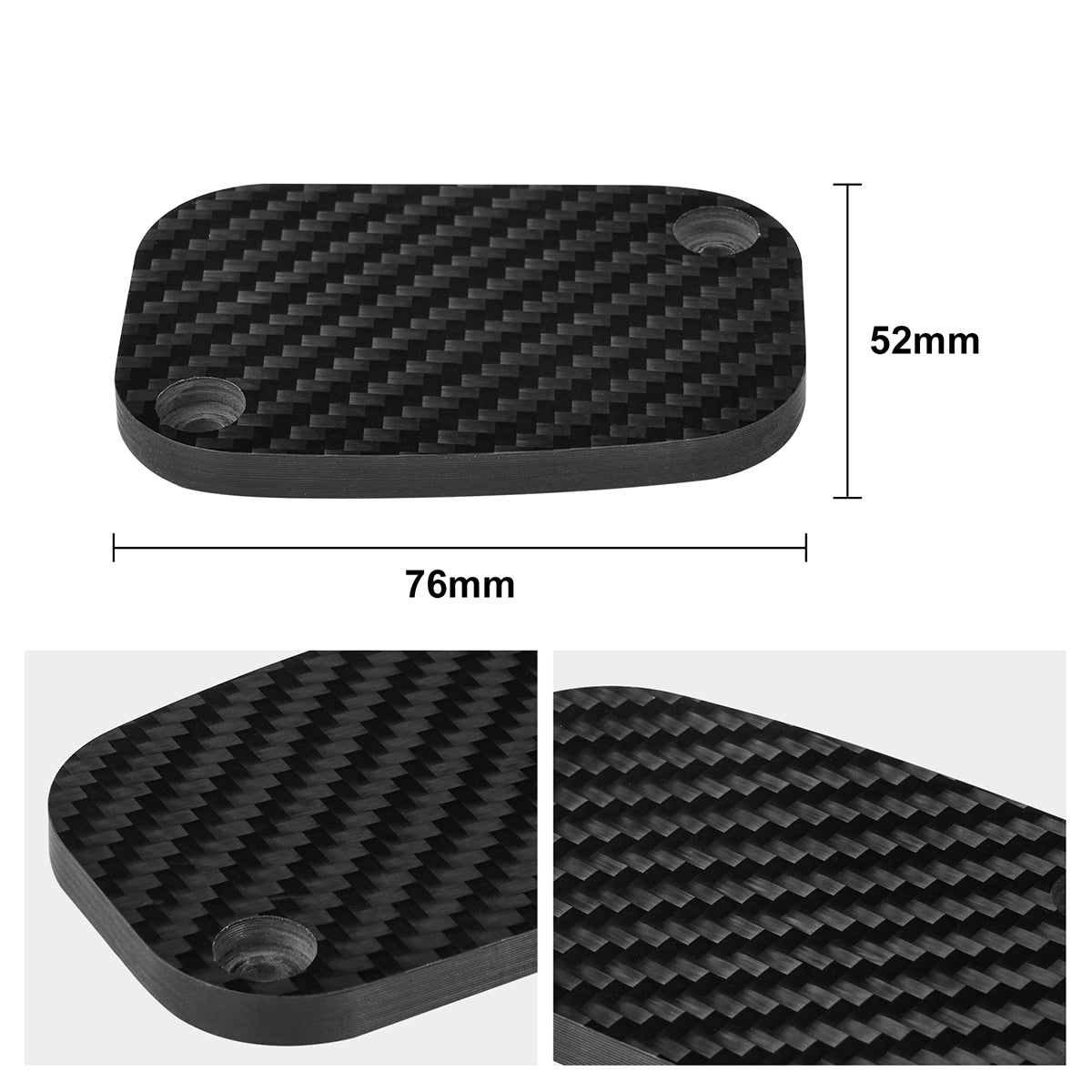 Carbon Fiber Front Brake Master Cylinder Cover For Harley Road King Electra Street Glide