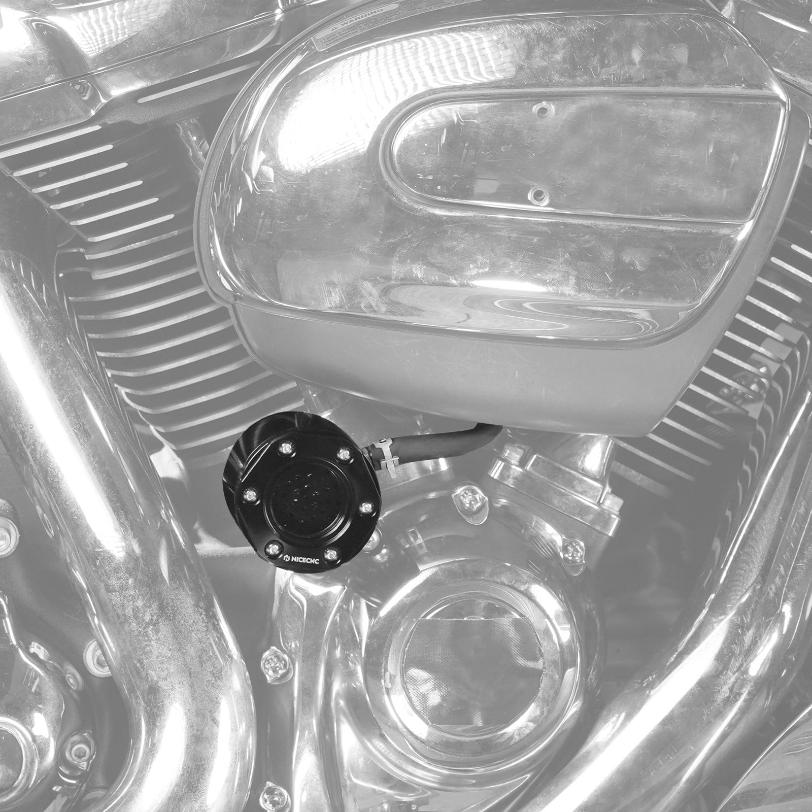 External Breather Kit For Harley Road King Street Glide Softail Street Bob Low Rider Fat Bob