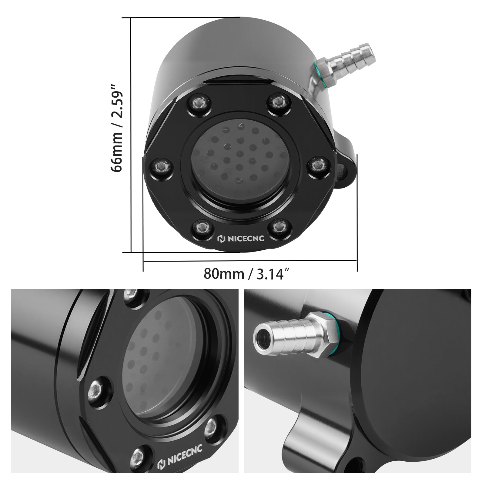 External Breather Kit For Harley Road King Street Glide Softail Street Bob Low Rider Fat Bob