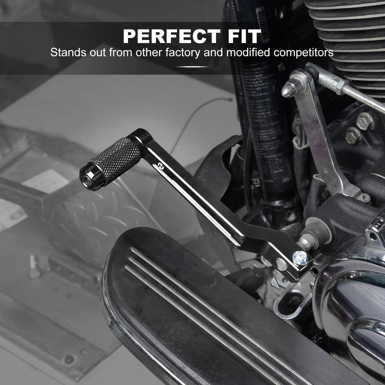 Rear Brake Pedal + Heel Toe Shifter Levers For Harley Road King Street Glide Ultra Limited