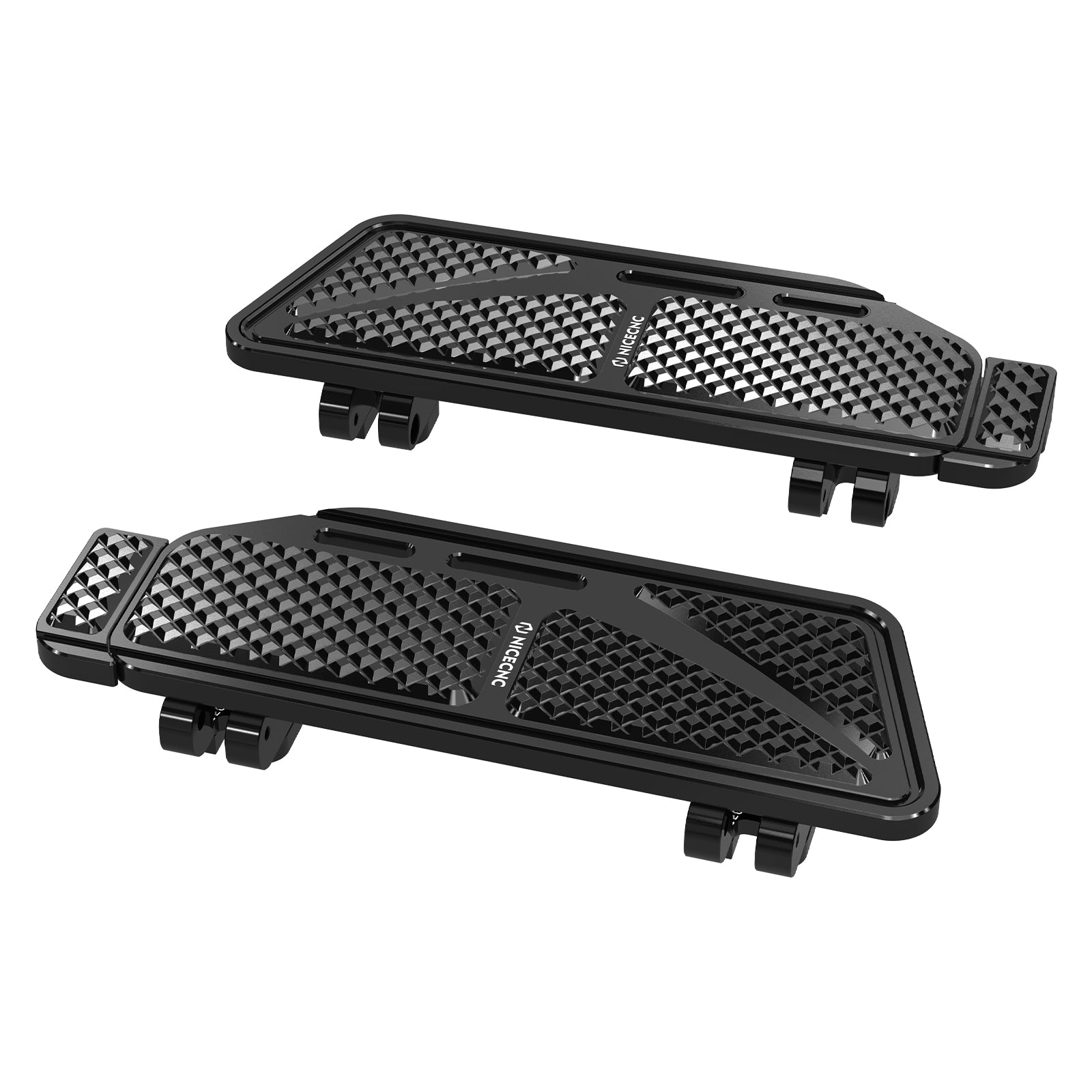 Enlarged Rider Insert Footboards Floorboards For Harley Road King Street Glide Ultra Limited