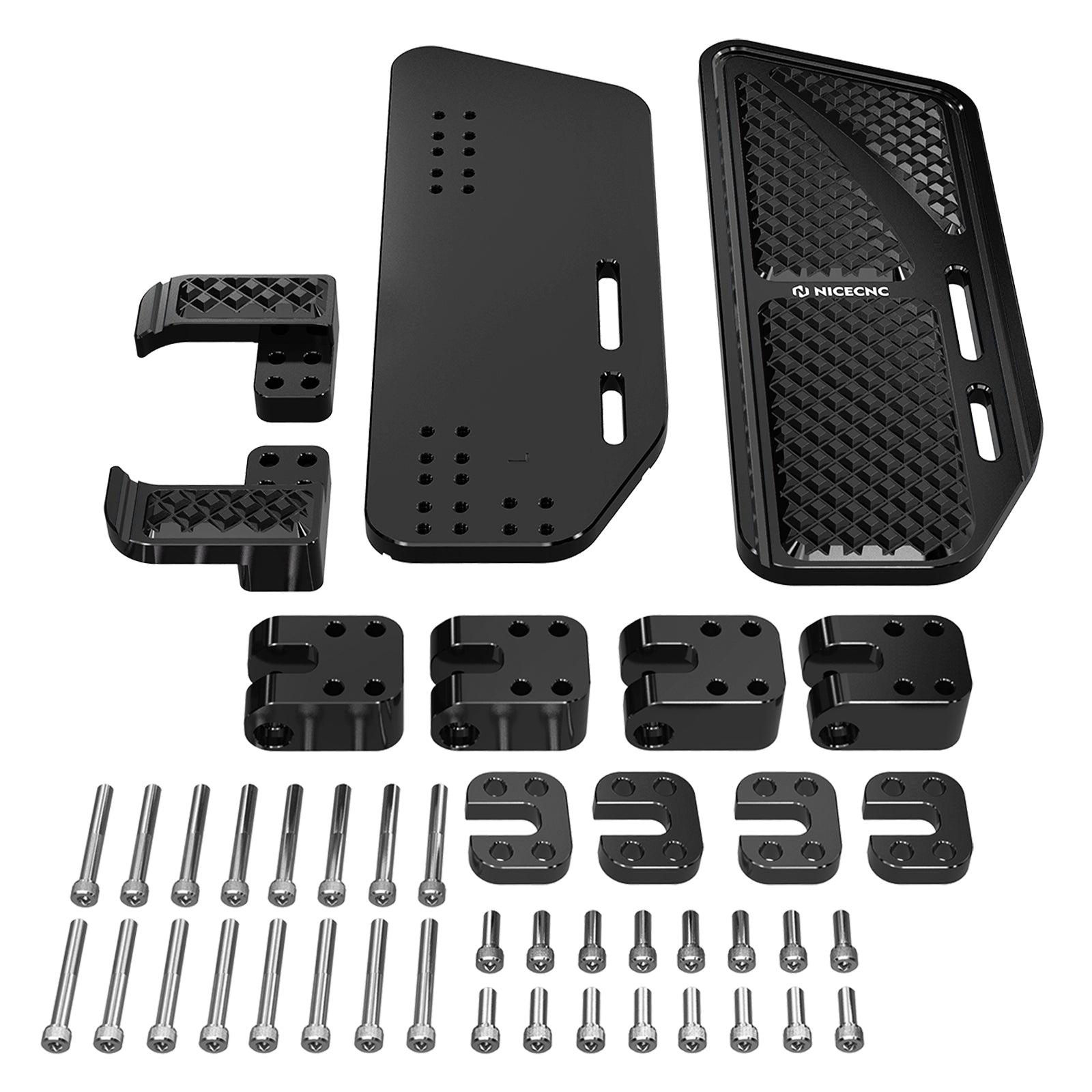 Enlarged Rider Insert Footboards Floorboards For Harley Road King Street Glide Ultra Limited