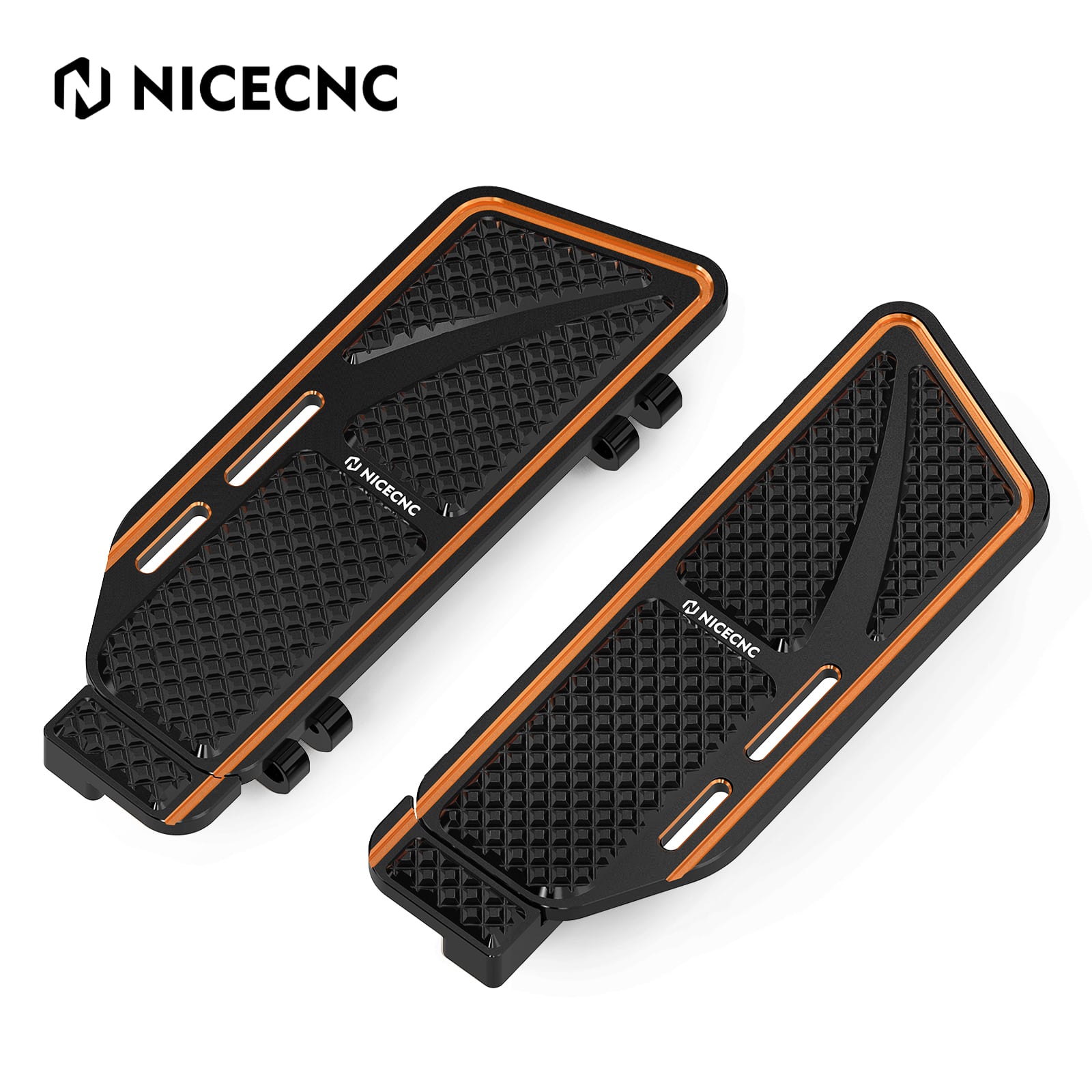 Enlarged Rider Insert Footboards Floorboards For Harley Road King Street Glide Ultra Limited