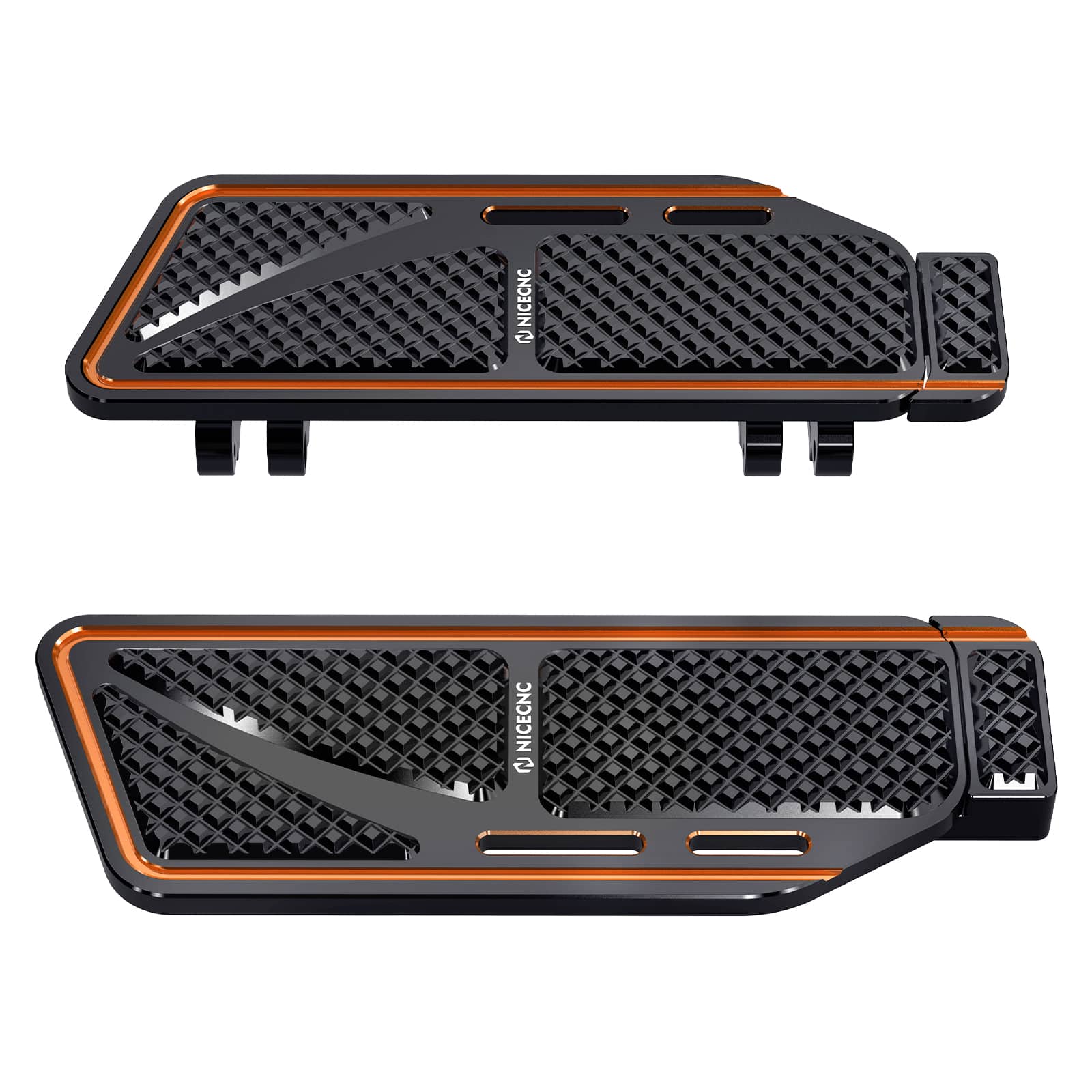 Enlarged Rider Insert Footboards Floorboards For Harley Road King Street Glide Ultra Limited