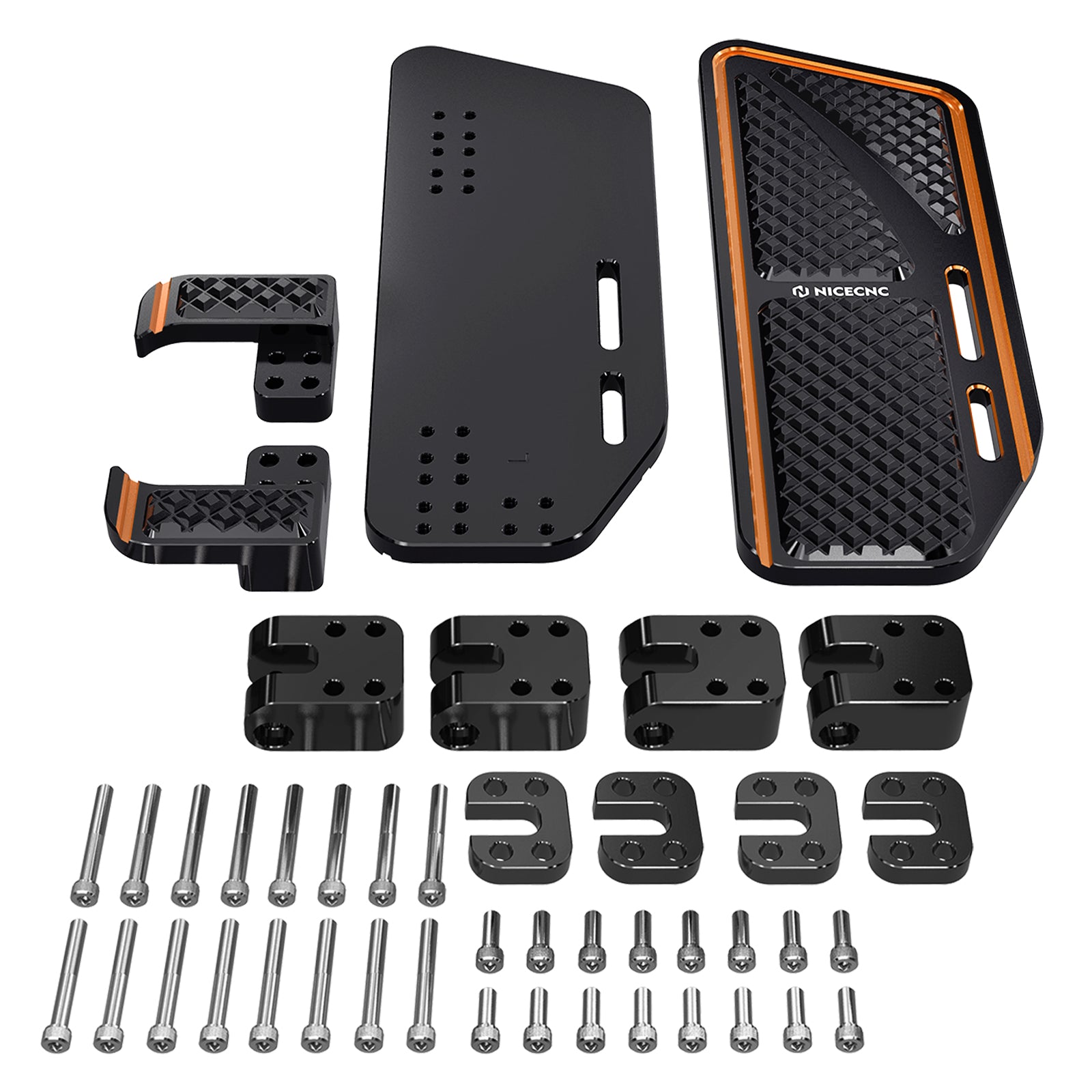 Enlarged Rider Insert Footboards Floorboards For Harley Road King Street Glide Ultra Limited