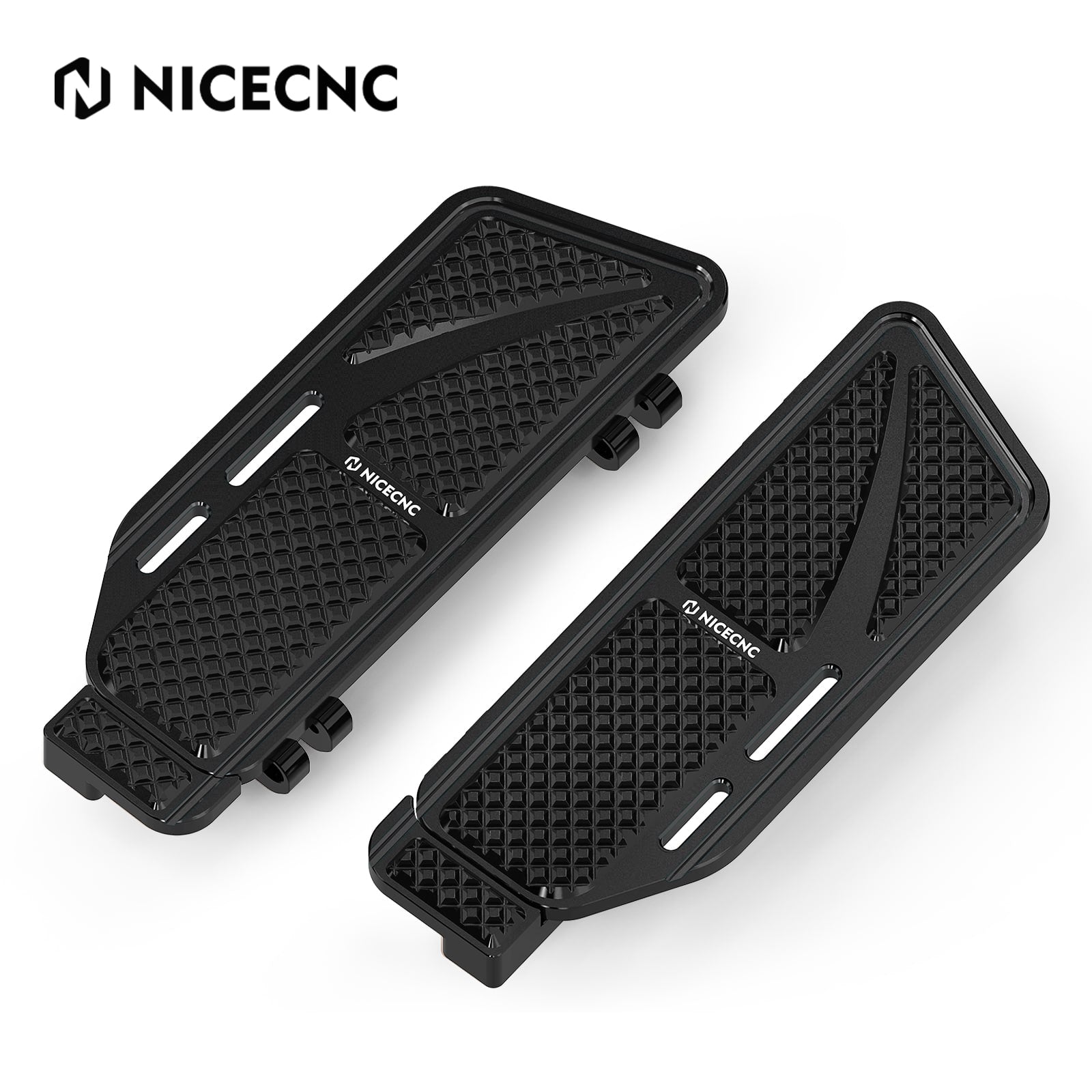 Enlarged Rider Insert Footboards Floorboards For Harley Road King Street Glide Ultra Limited