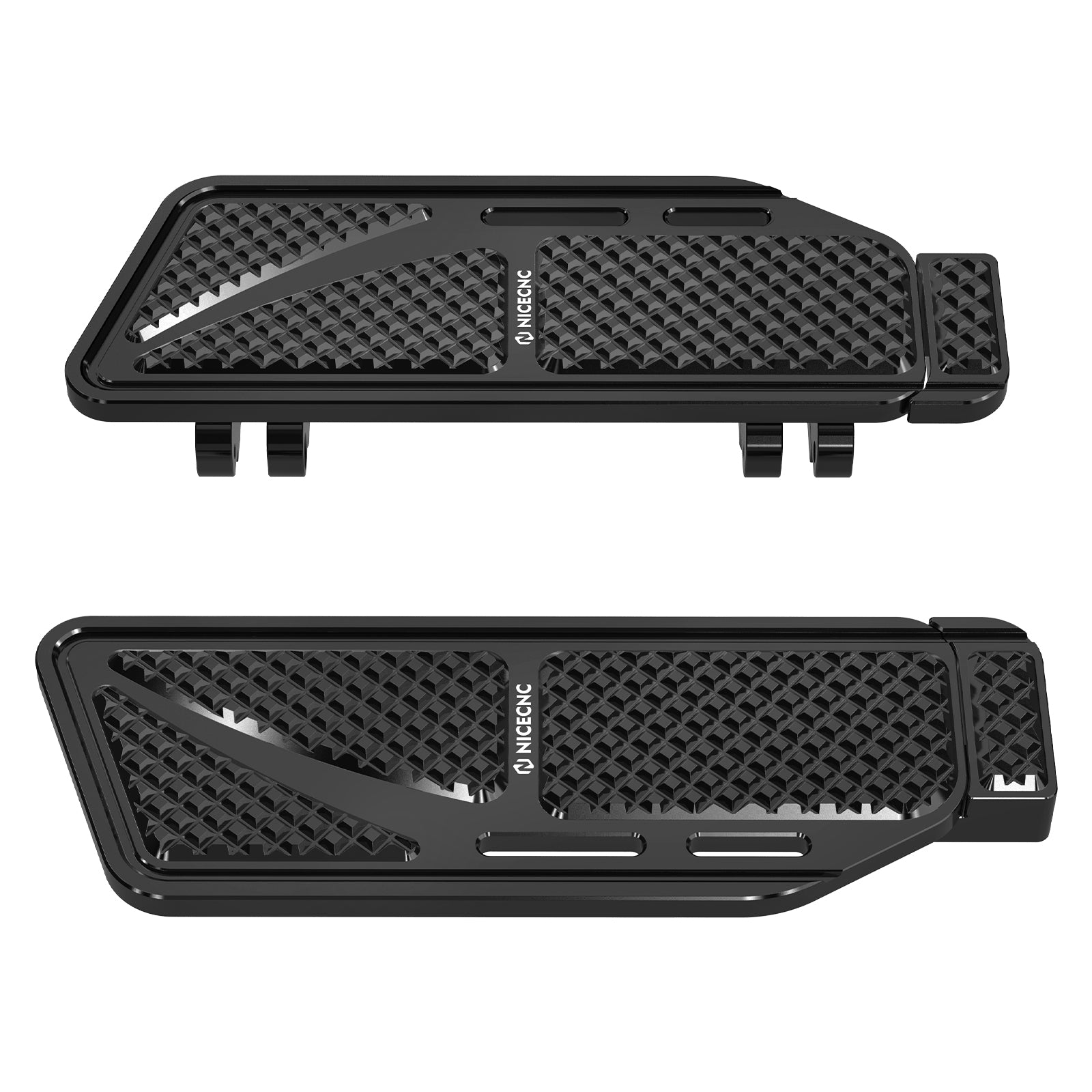 Enlarged Rider Insert Footboards Floorboards For Harley Road King Street Glide Ultra Limited