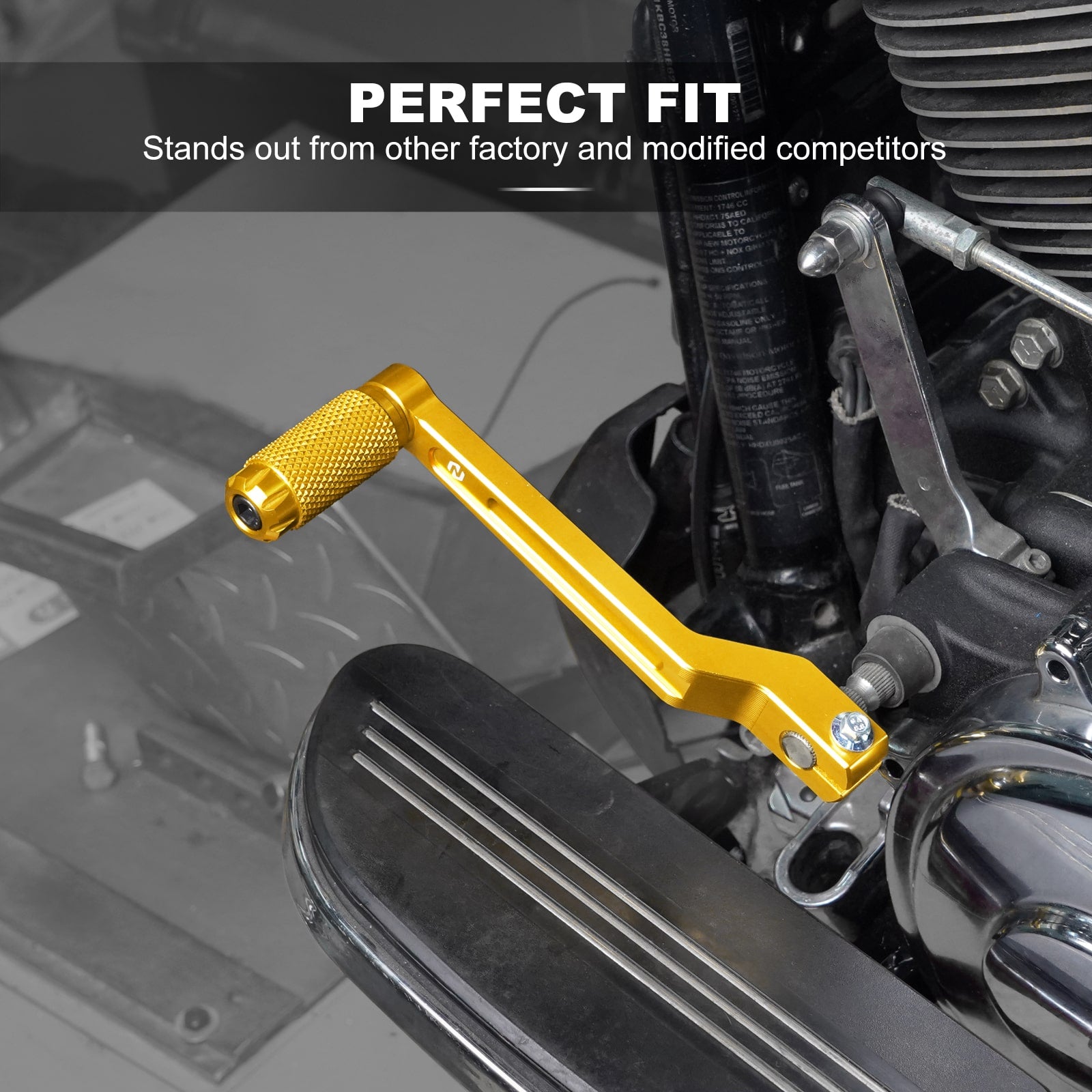Pair Heel Toe Gear Shift Lever Shifter Pegs For Harley Street Glide FLHX Road King FLHR