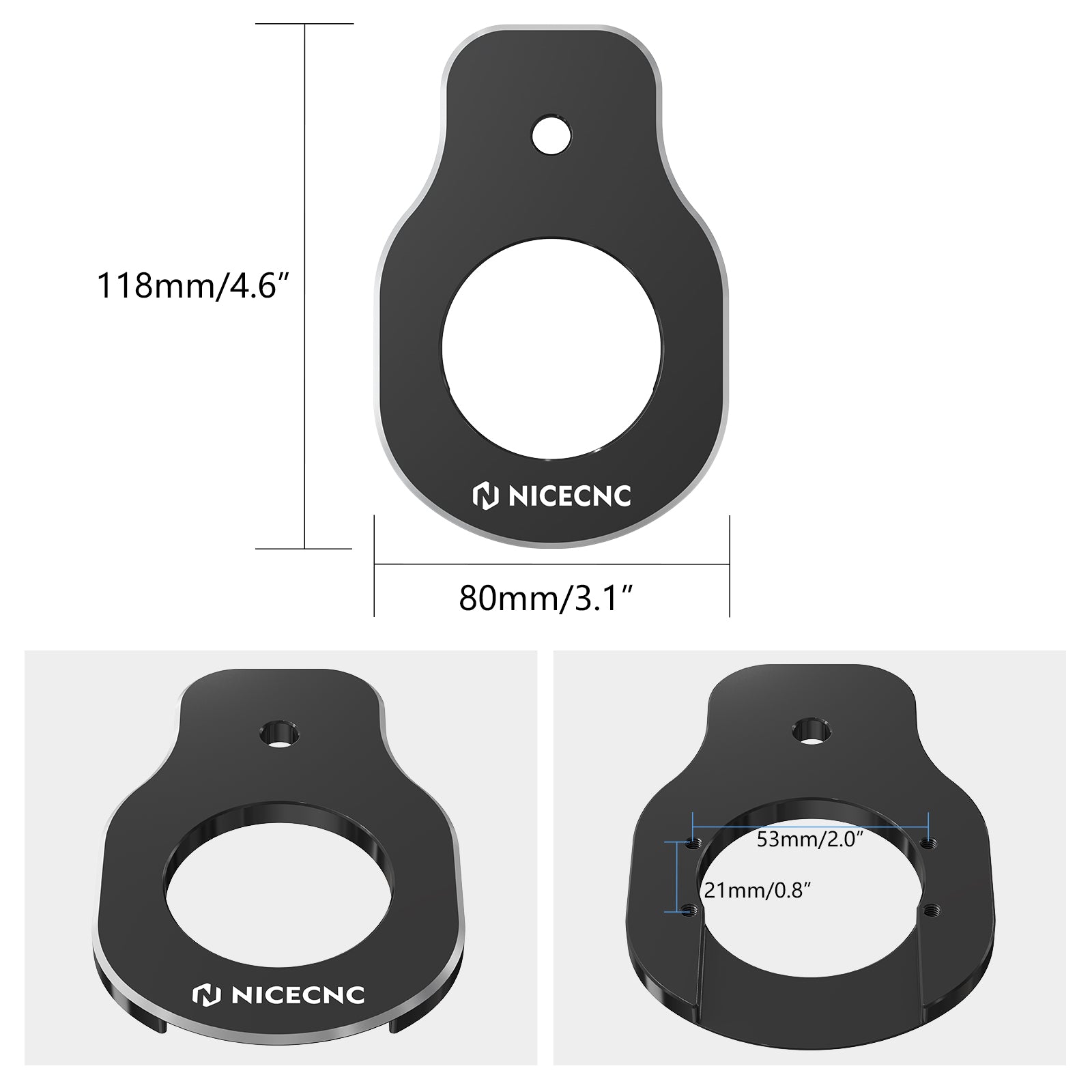 Top Motor Ignition Switch Mount Bracket For Harley Road King Street Glide Ultra Limited