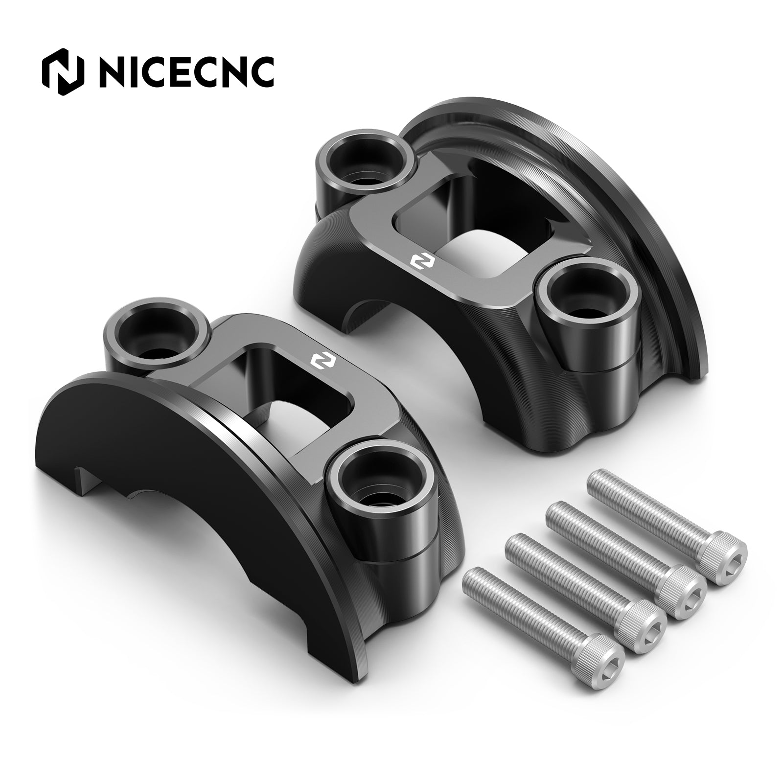 Brake Master Cylinder & Clutch Lever Perch Half Clamp Kit For Harley Road Street Glide