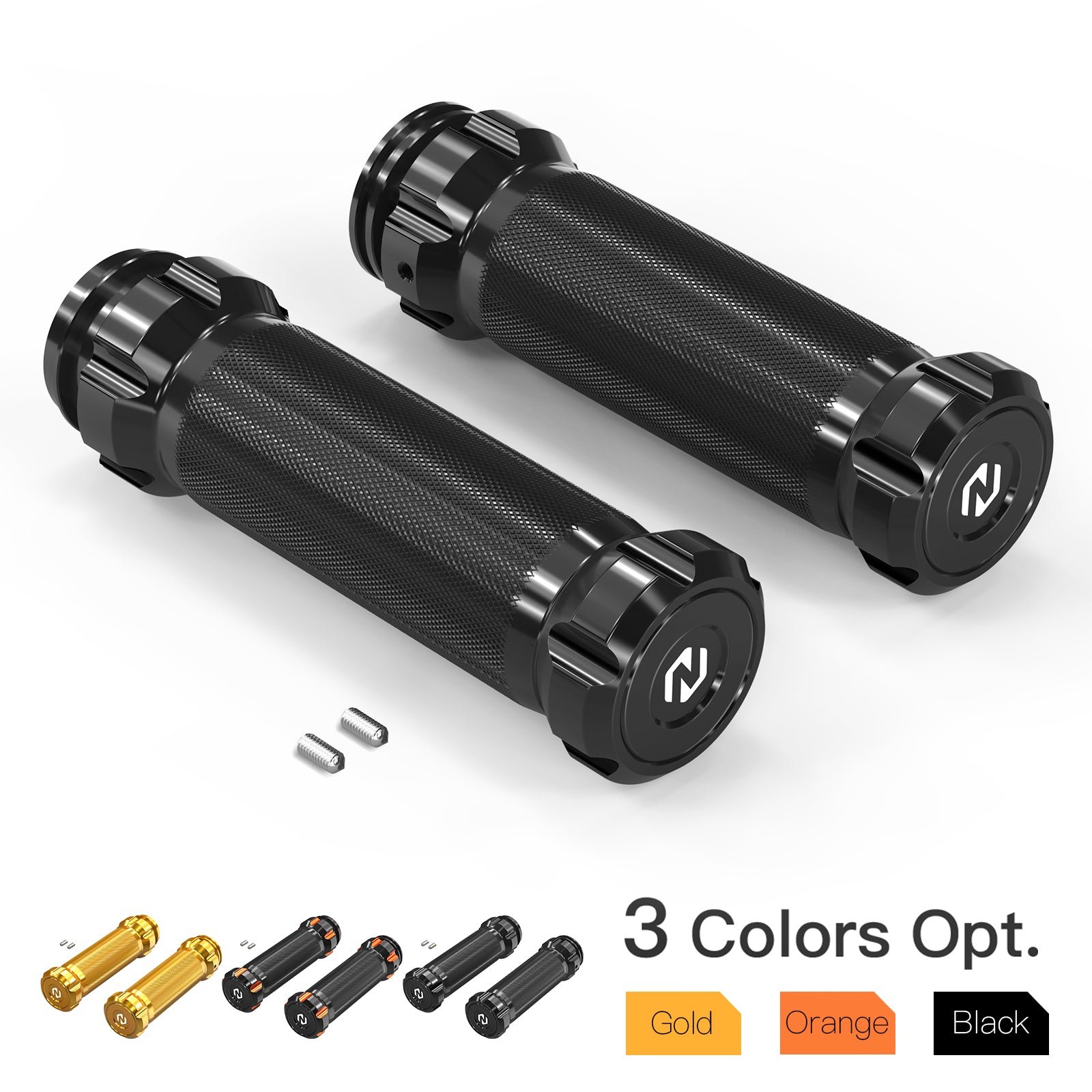 Handle Bar Grips For Harley Softail Fat Boy Street Bob 114 Low Rider ST Heritage