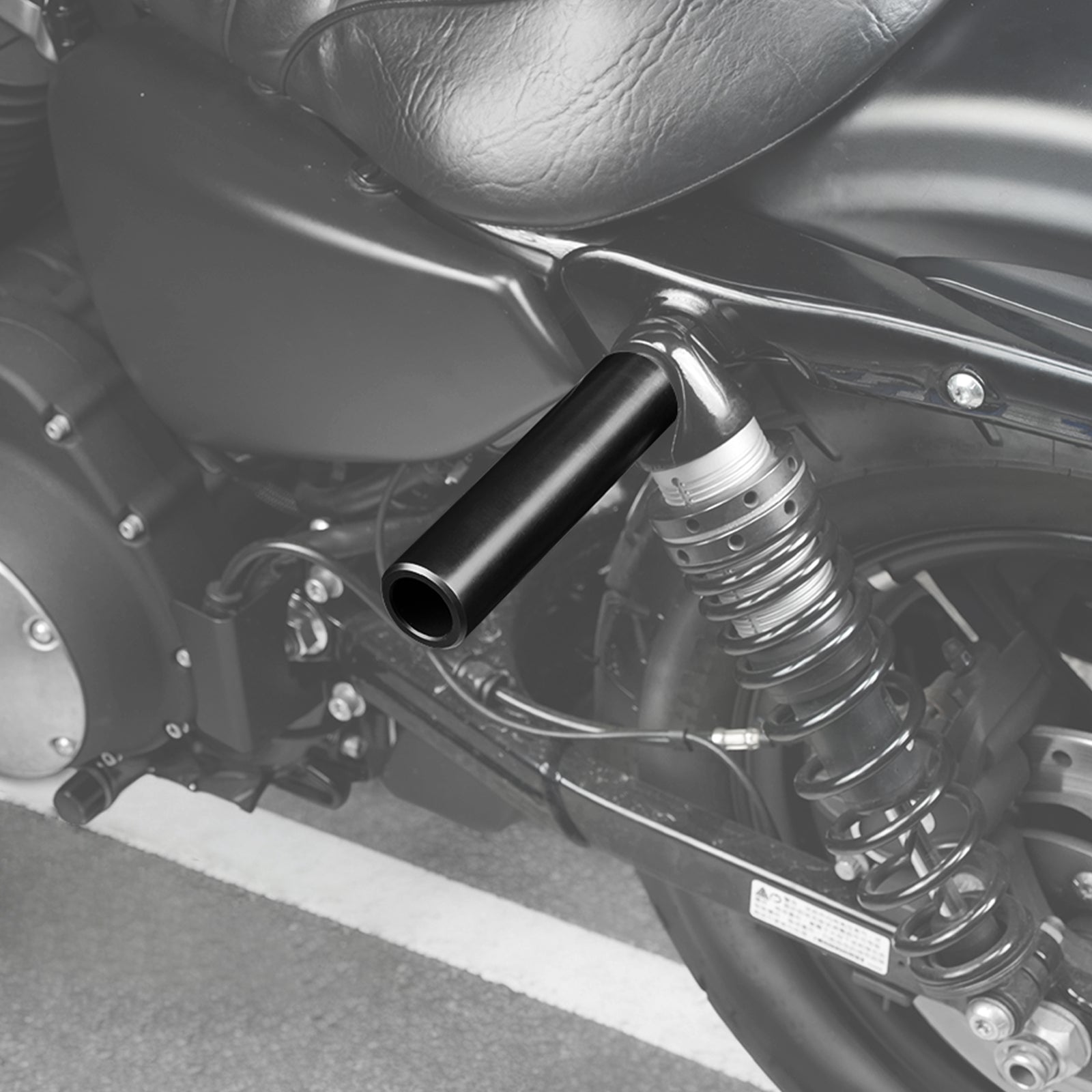 Upper Shock Mount Frame Sliders For Harley Sportster 1200 72 48 XL Iron 883 XL883N