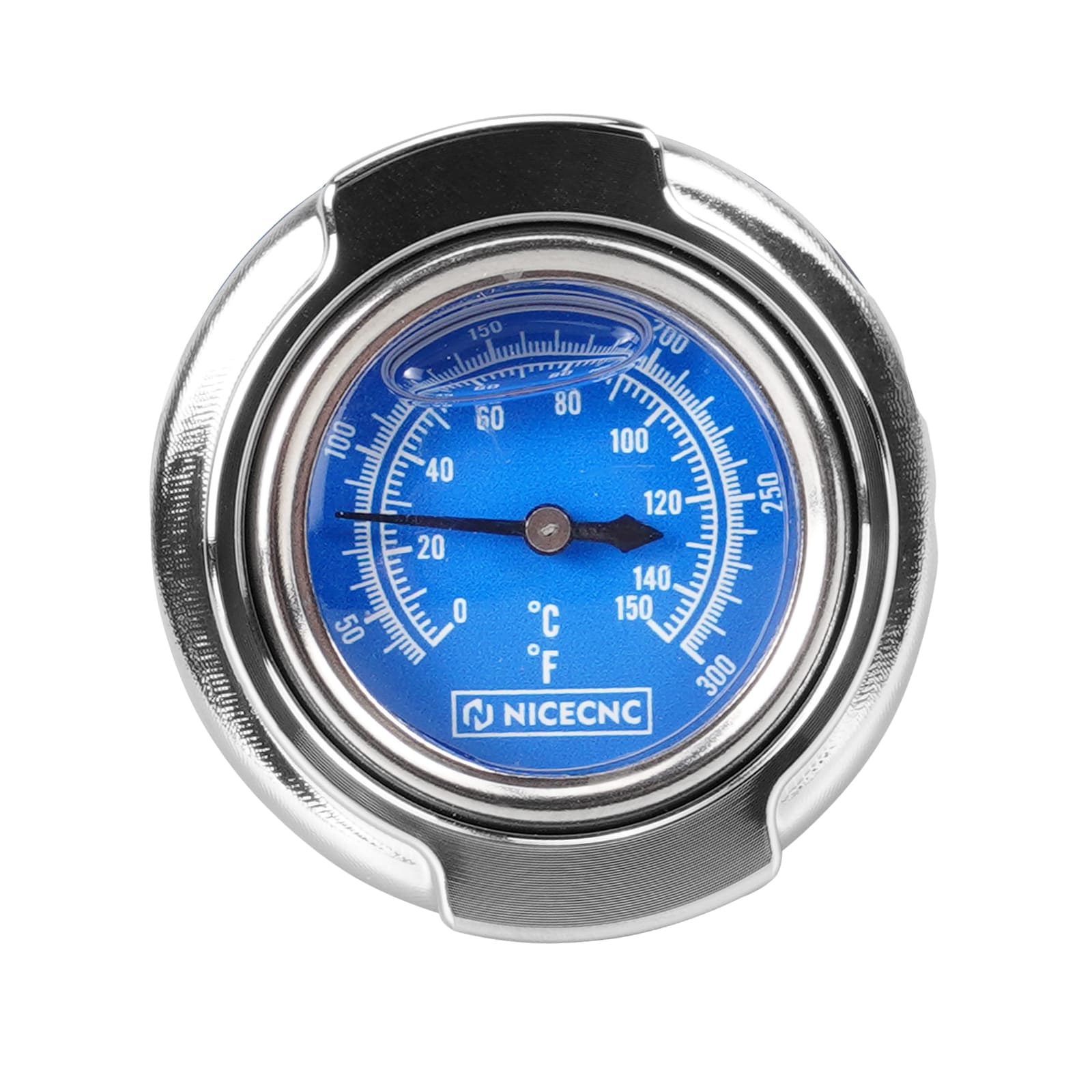 Chromed Oil Dipstick w/Thermometer Gauge For Harley Sportster 1200 Iron 883