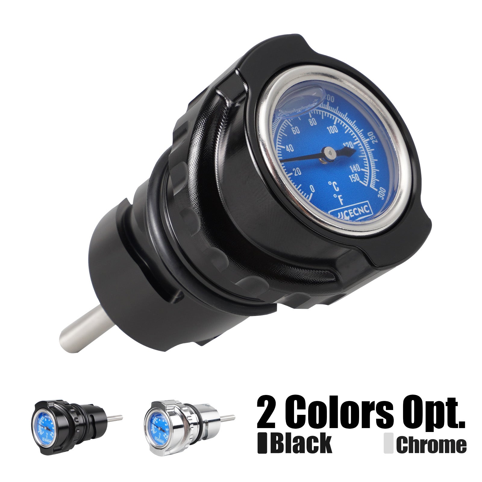 Oil Dipstick Filler Plug w/Thermometer Gauge For Harley Sportster 1200 Iron 883