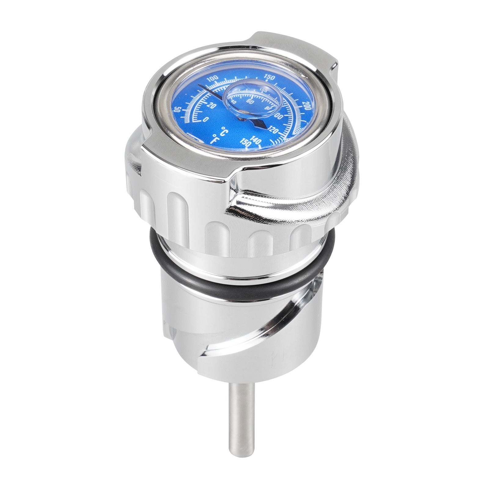 Oil Dipstick Filler Plug w/Thermometer Gauge For Harley Sportster 1200 Iron 883 XL