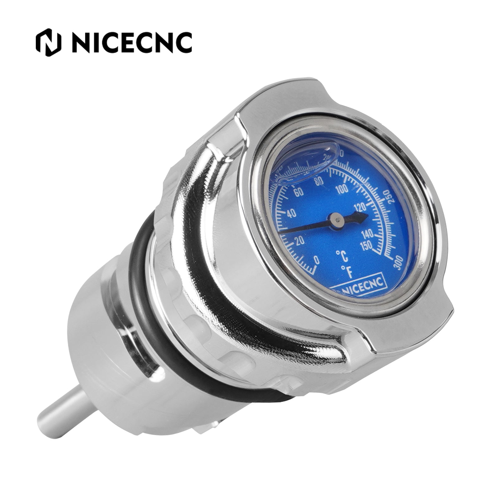 Oil Dipstick Filler Plug w/Thermometer Gauge For Harley Sportster 1200 Iron 883 XL