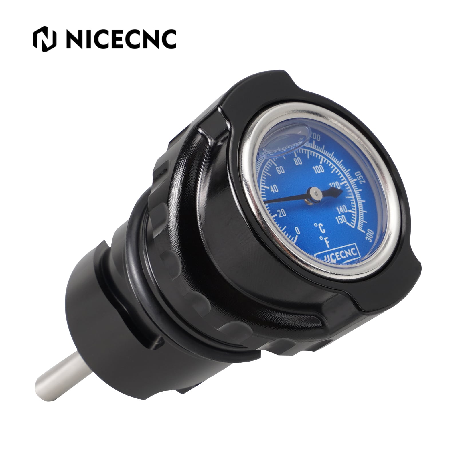 Oil Dipstick Filler Plug w/Thermometer Gauge For Harley Sportster 1200 Iron 883 XL