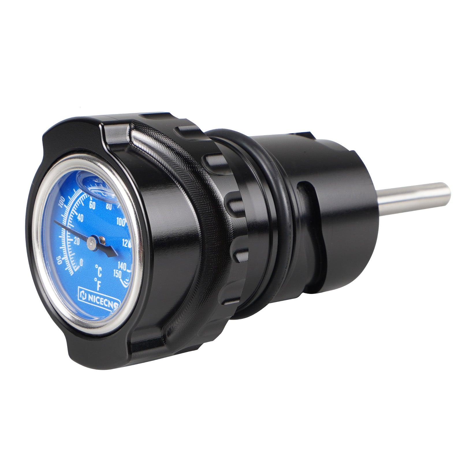 Oil Dipstick Filler Plug w/Thermometer Gauge For Harley Sportster 1200 Iron 883 XL