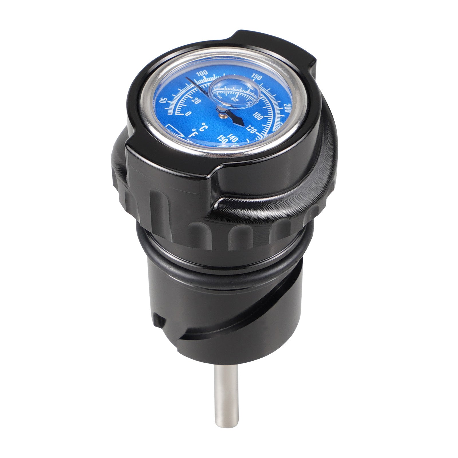Oil Dipstick Filler Plug w/Thermometer Gauge For Harley Sportster 1200 Iron 883 XL