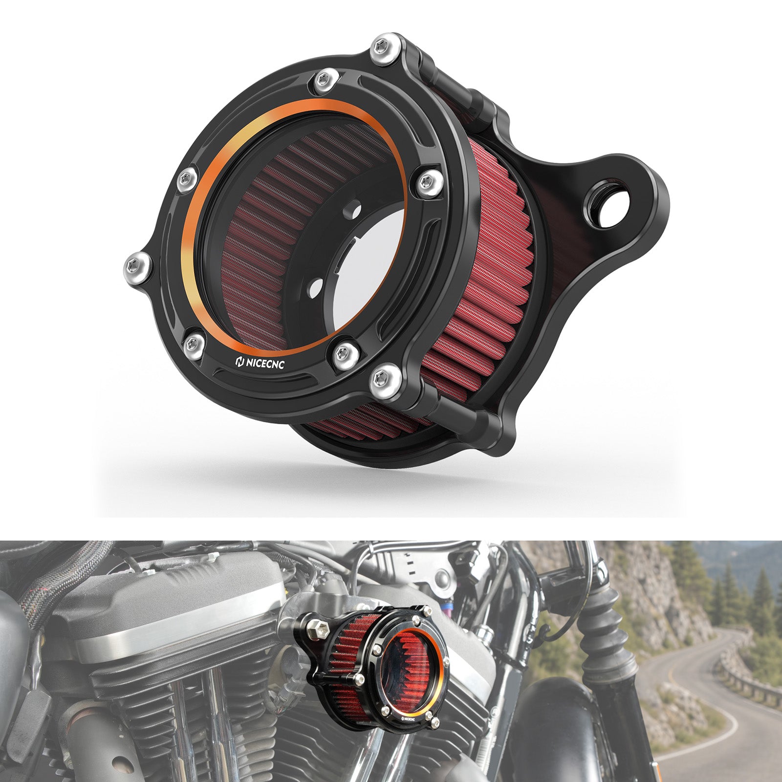 スポーツスター　xl1200 クラッシャー Harley HD Sportster 48 XL1200X Motorcycle Custom Upgrades Parts