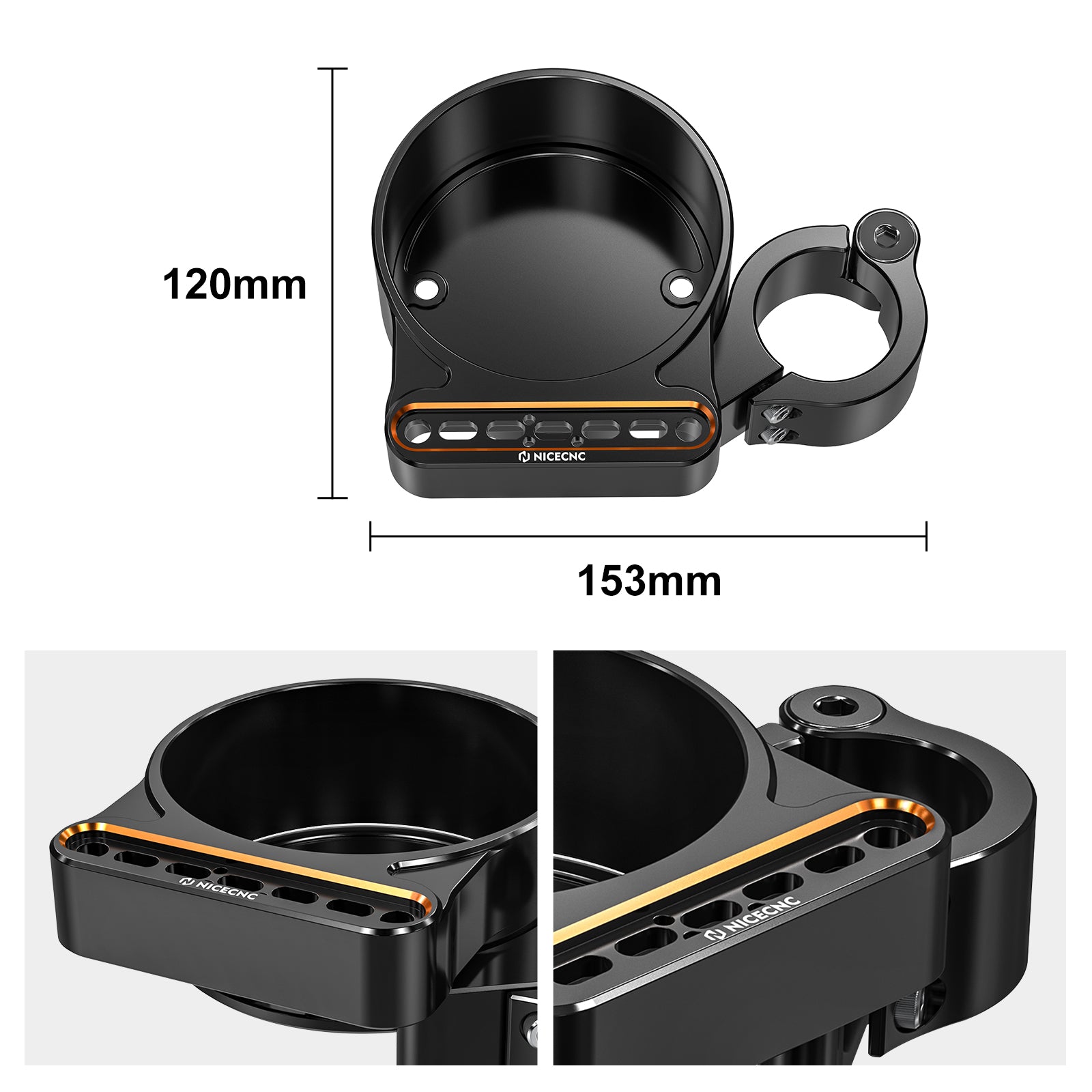 Speedometer & Indicator Lights Relocation Bracket Kit For Harley Sportster 1200 883 XL