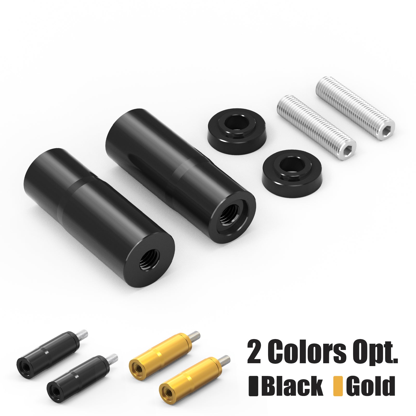 Handlebar Riser Extensions Legs For Harley Sportster 1200 883 XL Street Bob Low Rider