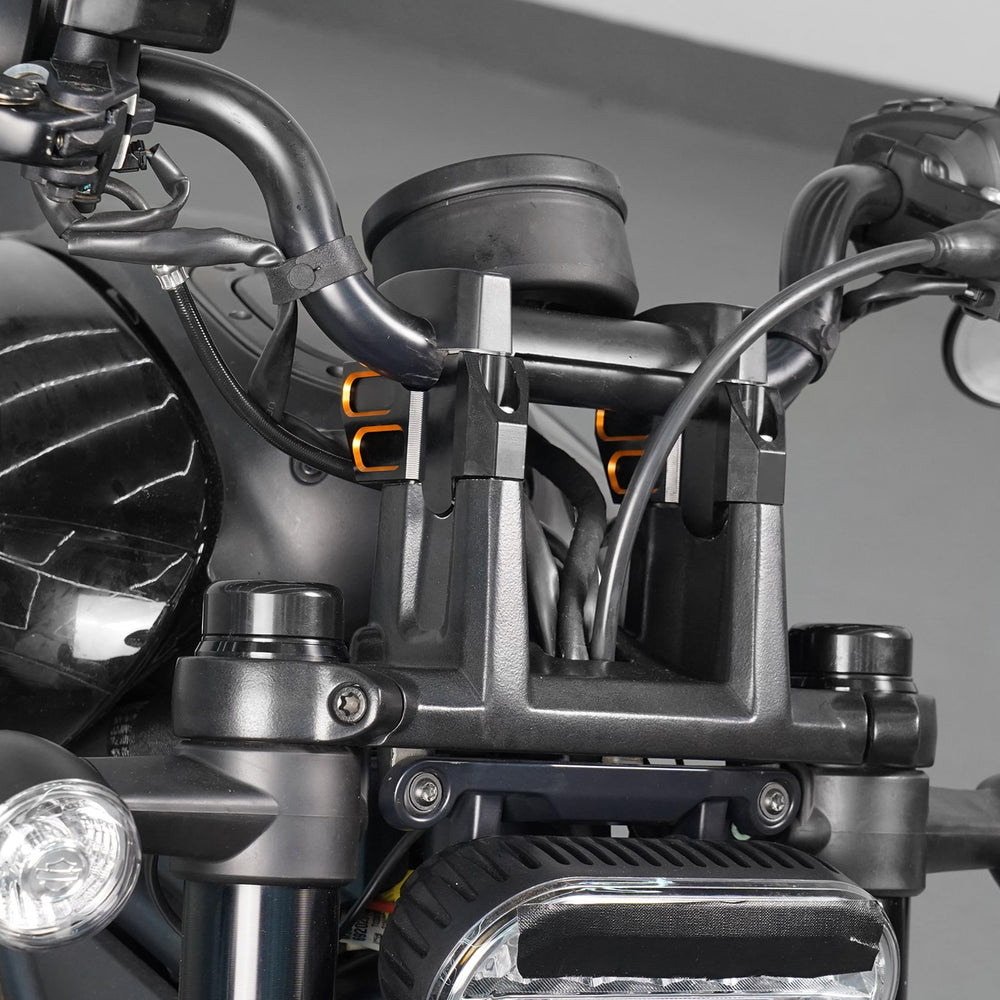 Harley Sportster S 1250 Handlebar Risers Rearward Kickback Mount Kit