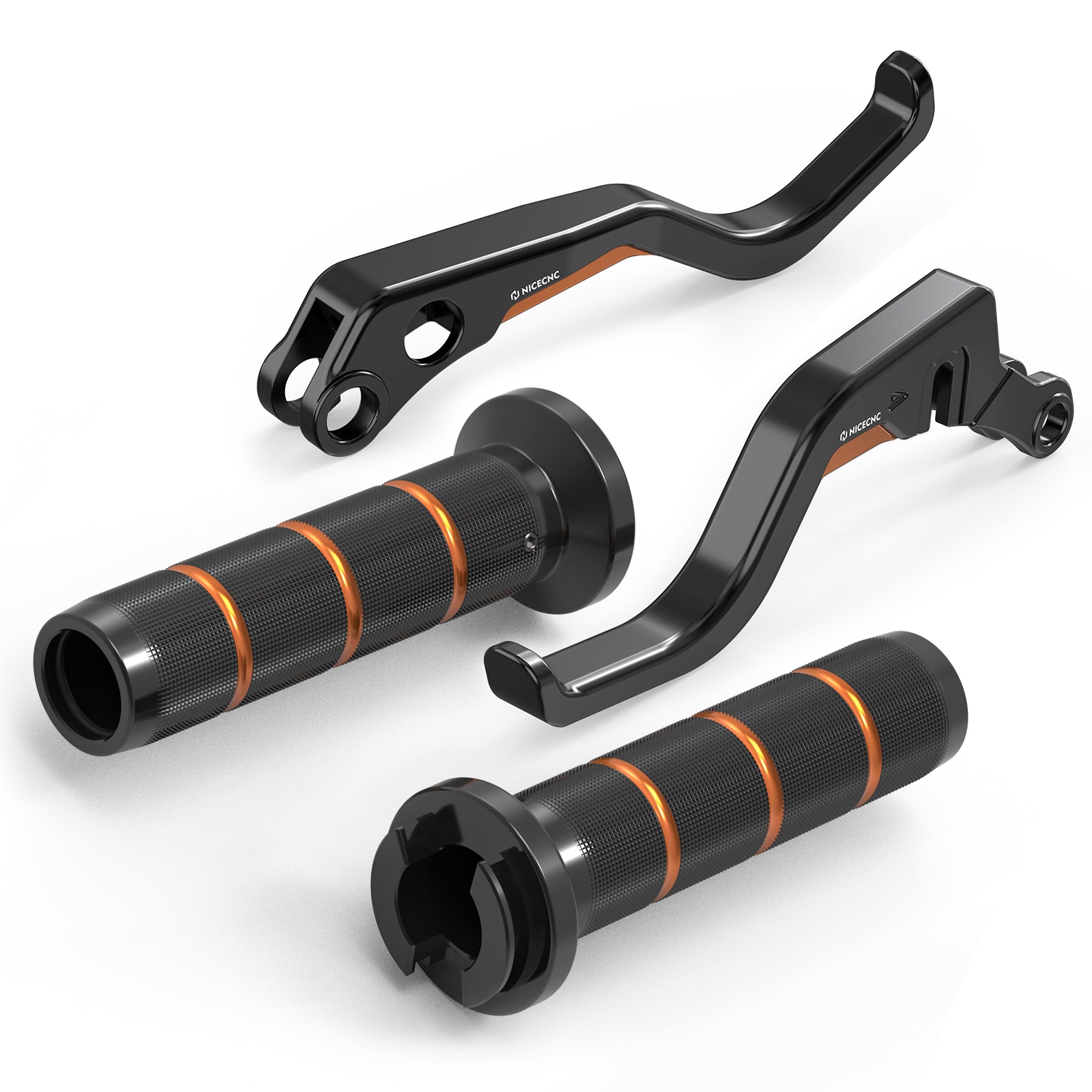 Shorty Brake Clutch Lever + Handlebar Grips For Harley Sportster S 1250 Nightster