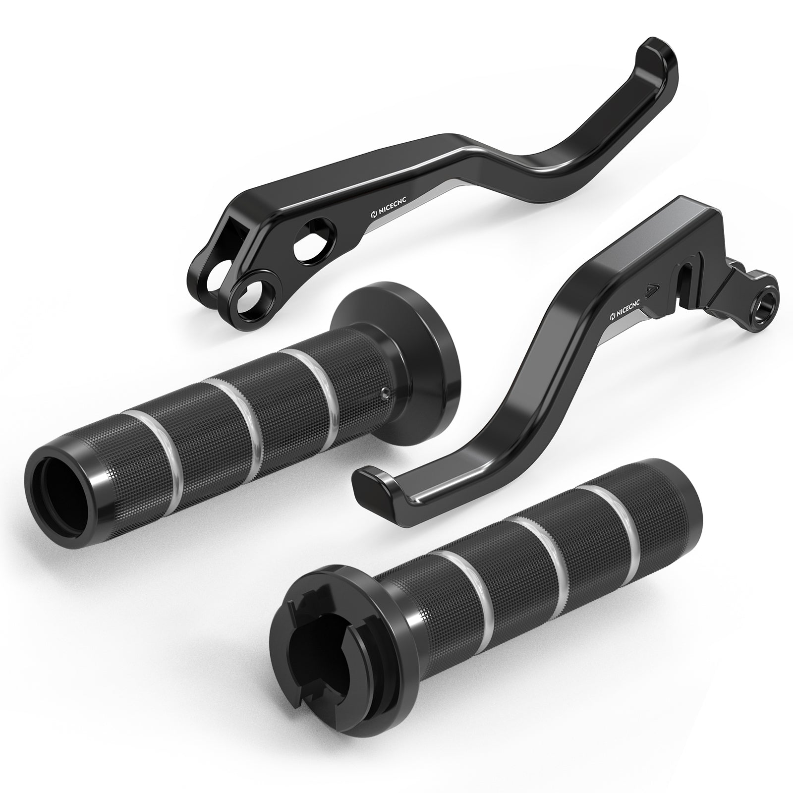 Shorty Brake Clutch Lever + Handlebar Grips For Harley Sportster S 1250 Nightster