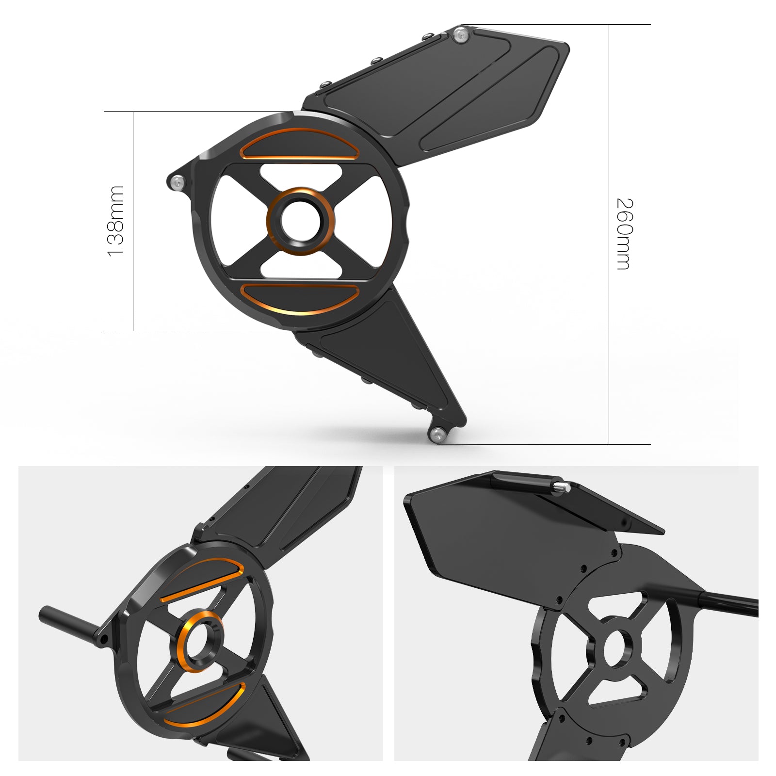 Out Front Transmission Sprocket Belt Cover For Harley Sportster S Pan America 1250