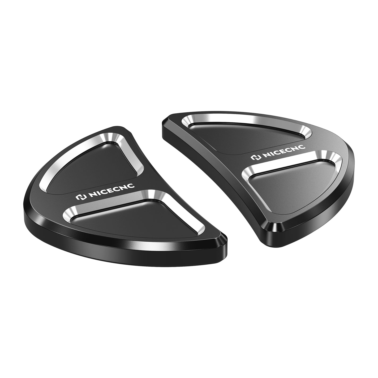 Black Aluminum Inner Fairing Mirror Plugs Cover For Harley Electra & Street Glide 1996-2013