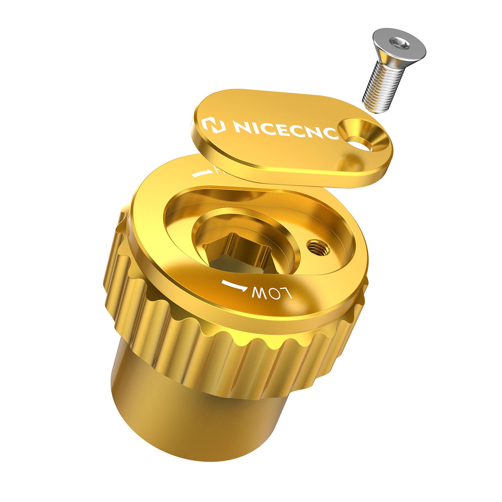 Rear Suspension Shock Pre-Load Adjuster Knob Bolt For Harley Street Glide Road King