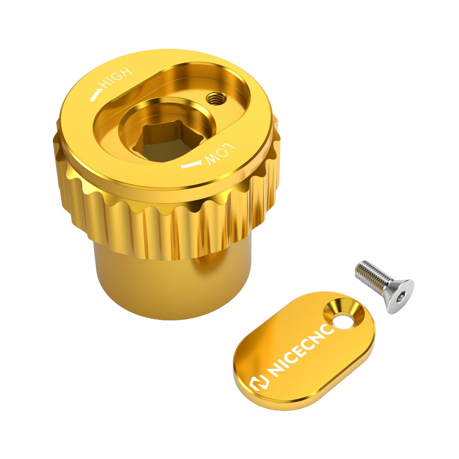 Rear Suspension Shock Pre-Load Adjuster Knob Bolt For Harley Street Glide Road King