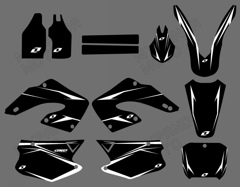 Team Graphics Backgrounds Decals Kit For Honda CR125/CR250 2000-2001