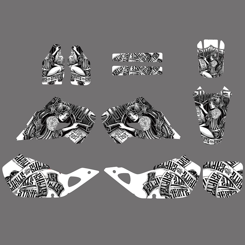 Team Decals Graphics Backgrounds Stickers For Honda CR125 1998-1999 CR250 1997-1999