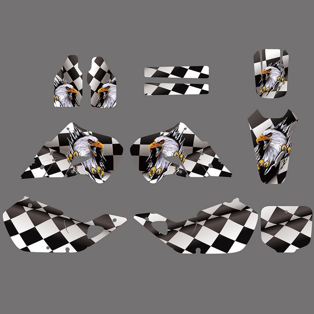 Team Decals Graphics Backgrounds Stickers For Honda CR125 1998-1999 CR250 1997-1999