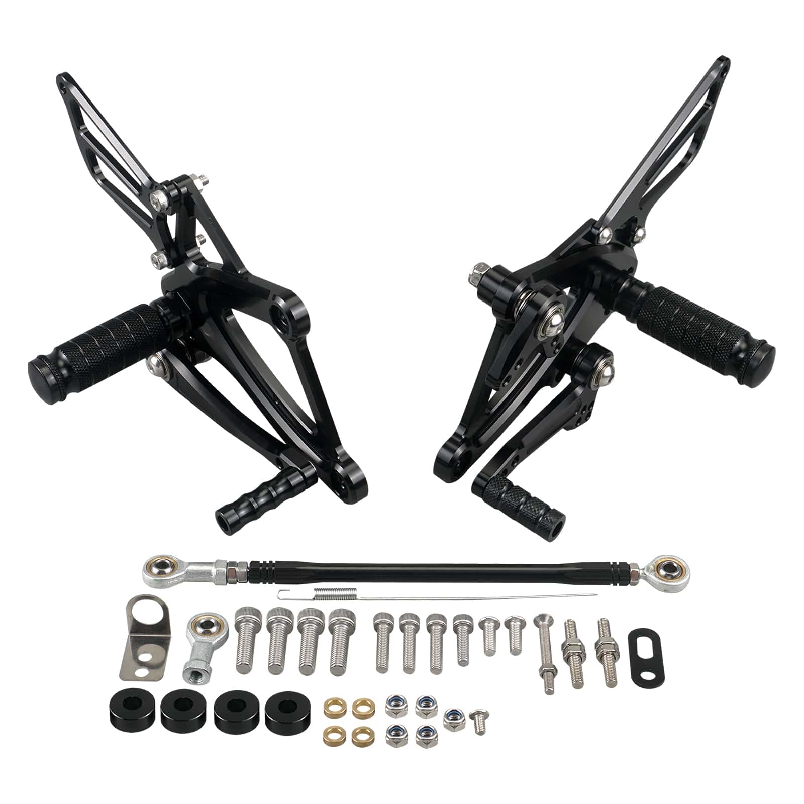 Race Adjustable Rearsets Foot Pegs Pedals For Honda CB 400F 500F / CBR 400R 500R