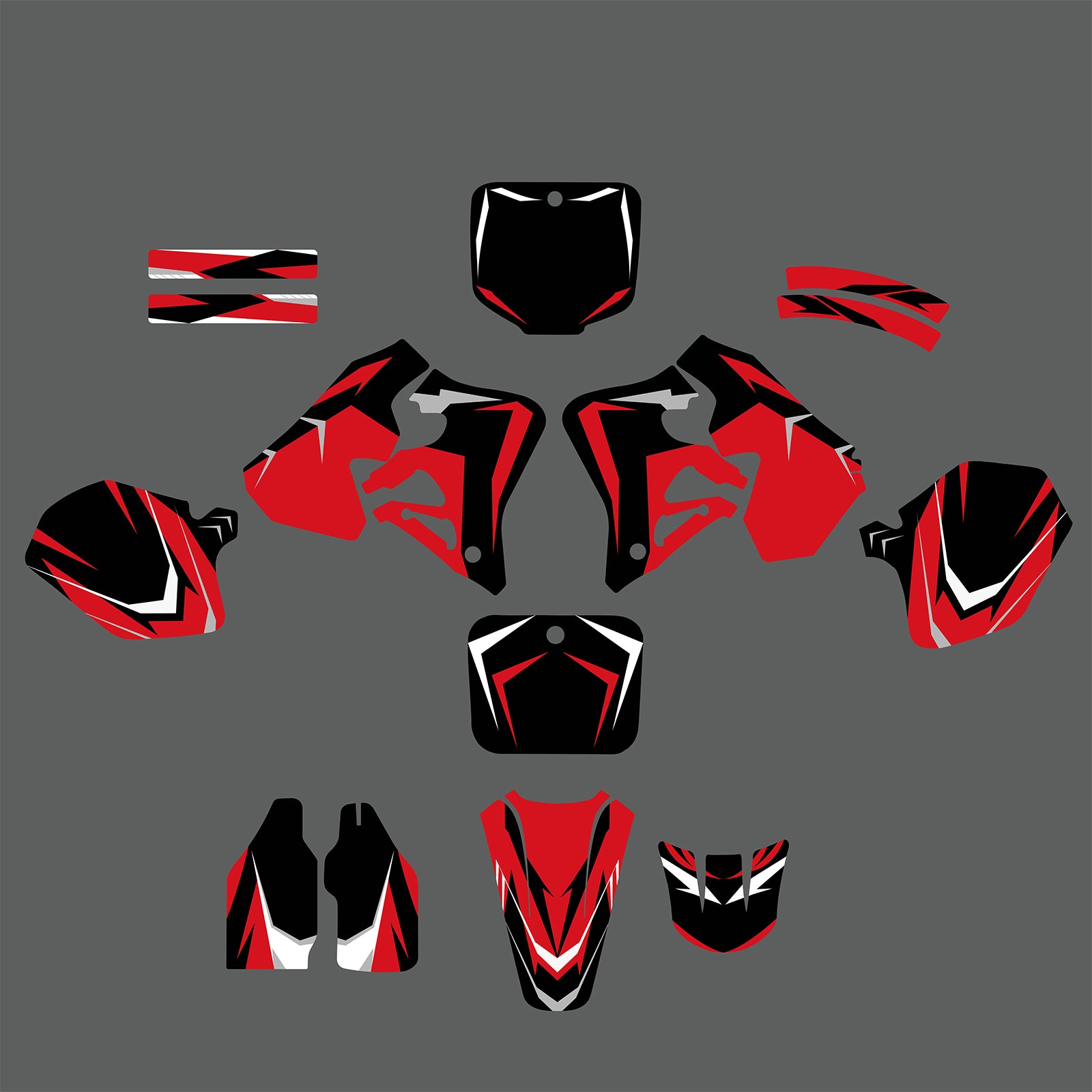Full Graphics Decals Stickers Set For HONDA CR125 1995-1997 CR250 1995-1996