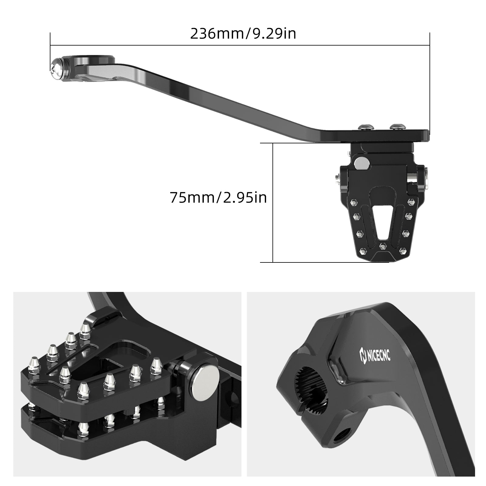 Adjustable Dual Rear Brake Pedal Lever Assly For Honda CRF 1000L 1100L Africa Twin