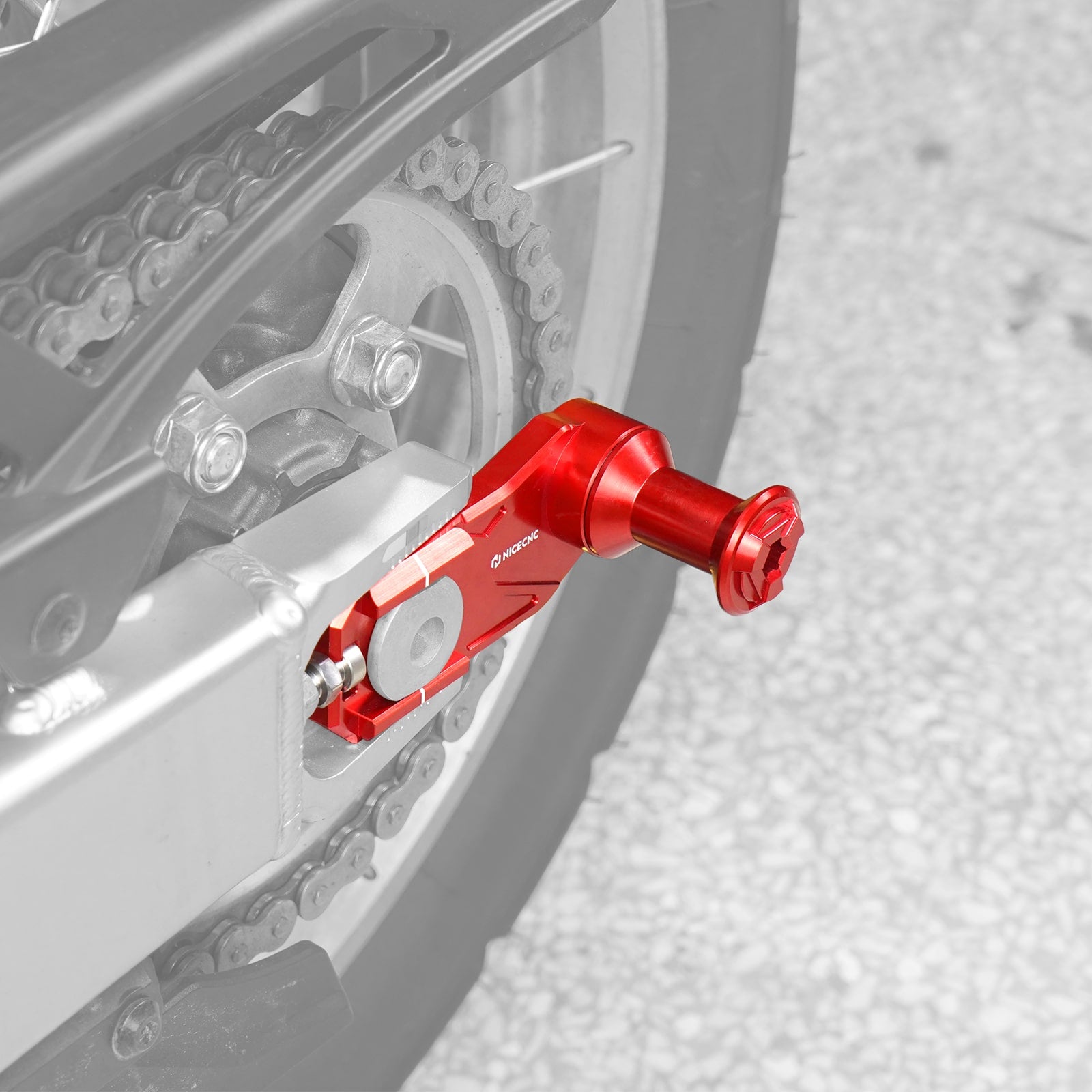 Rear Axle Blocks Chain Tensioner Adjuster w/Stand Hook For Honda CRF1100L Africa Twin