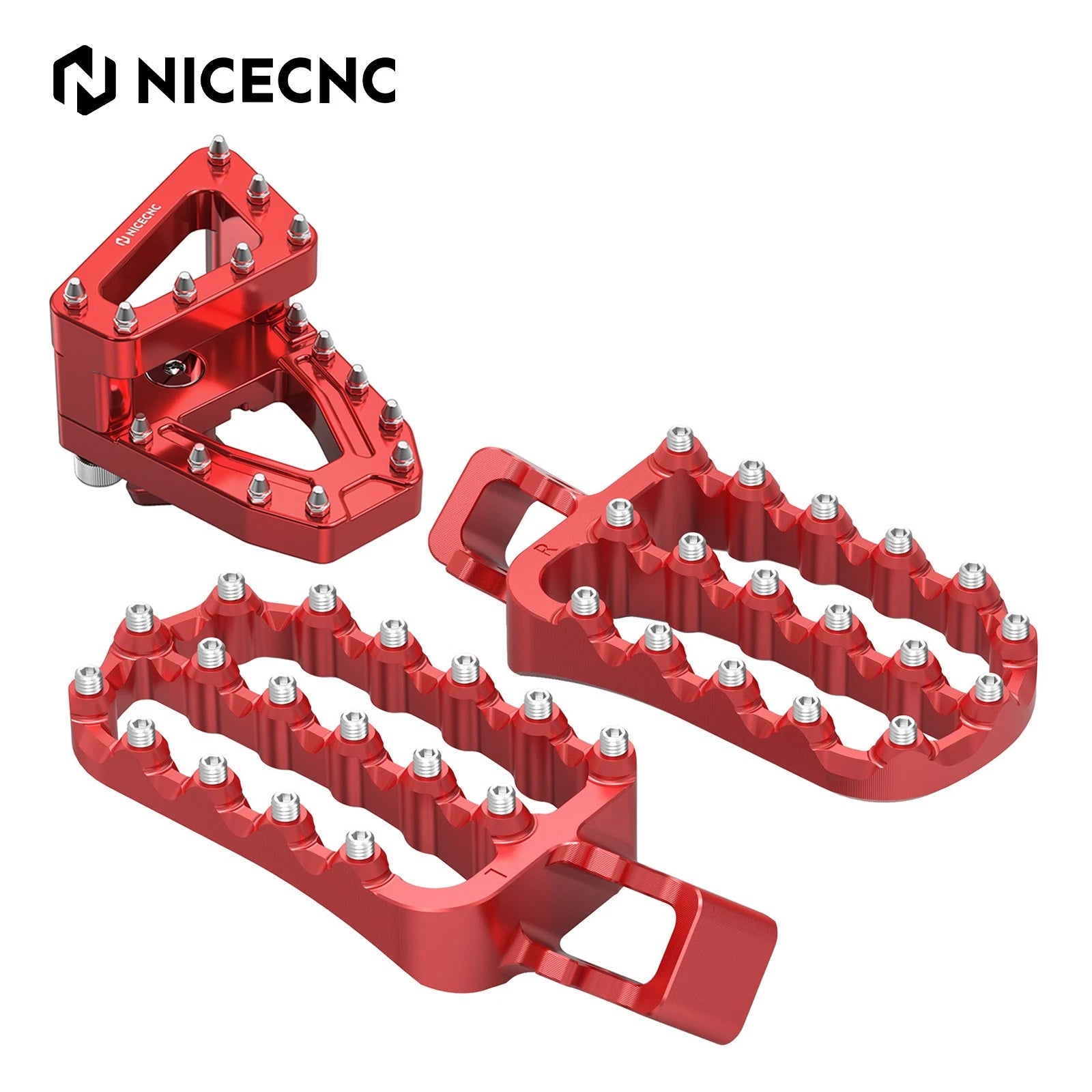 Enlarged Footpegs & Dual Control Brake Pedal Extender For Honda CRF1100L Africa Twin