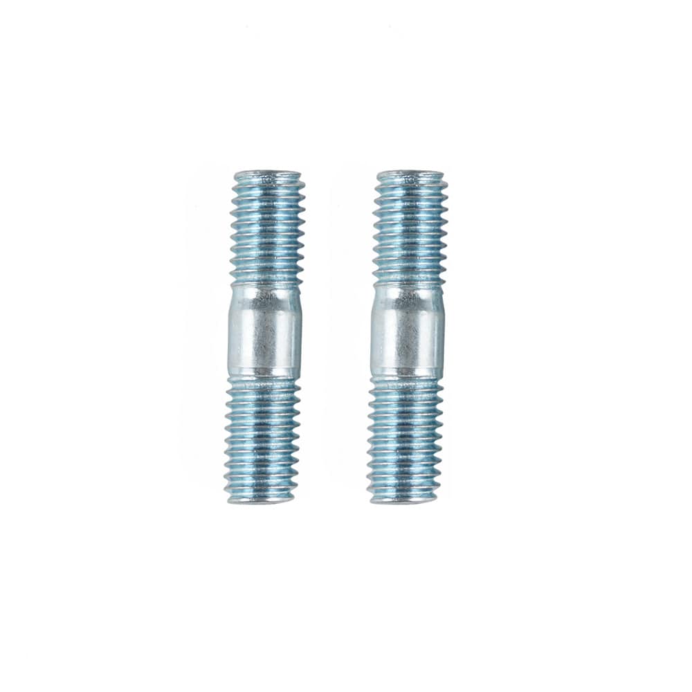 2 PCS M8x35mm Cylinder Head Exhaust Studs Bolts For Honda TRX400EX CRF250R CRF450R