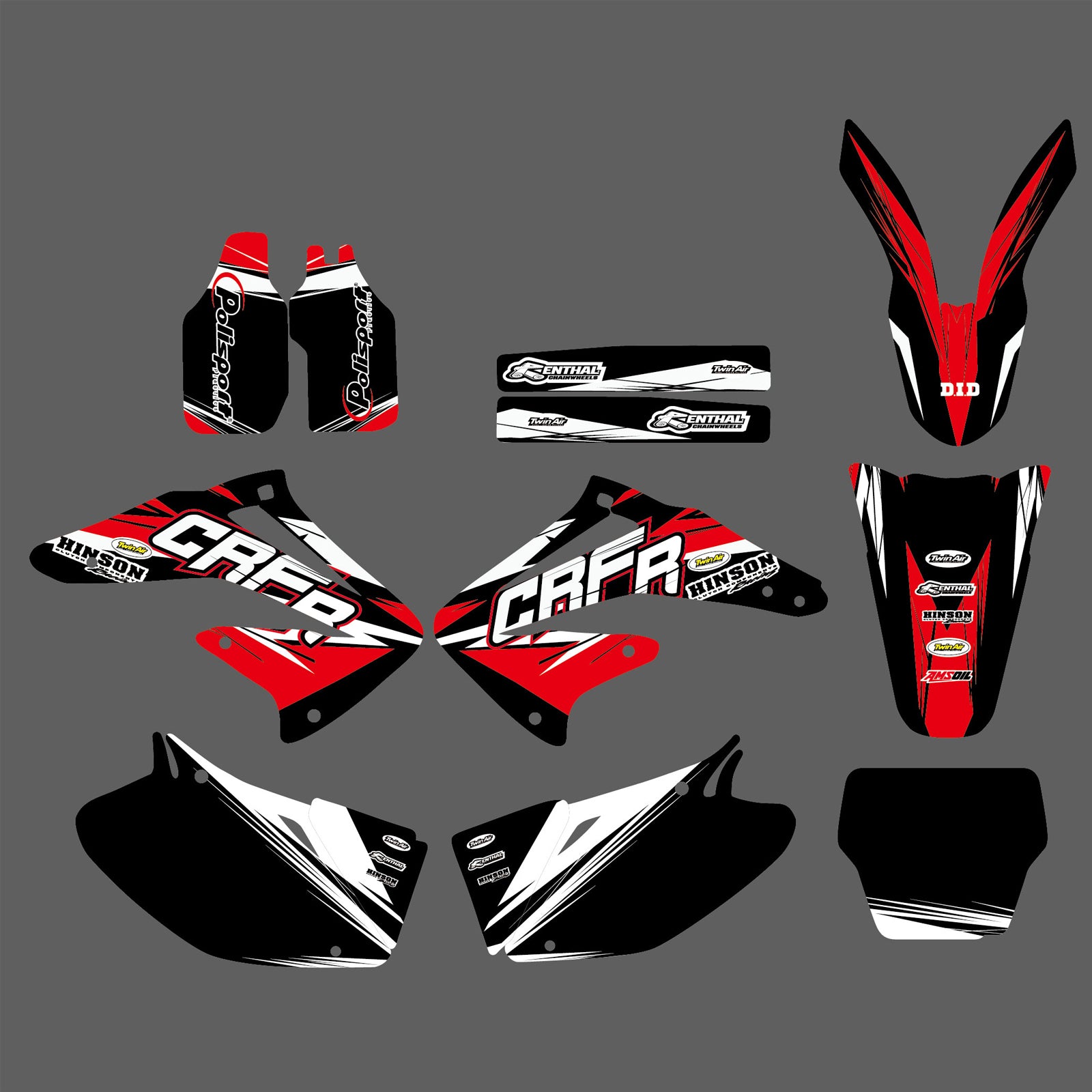 Motorcycle Graphics Backgrounds Decal Sticker For Honda CRF450R 02-04