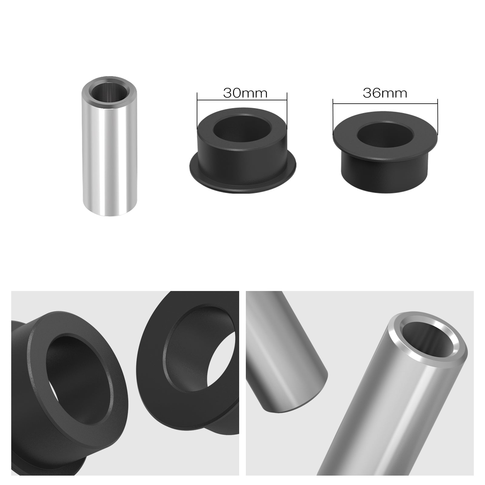 UTV Front Control A-Arm Bushings Kit For Honda Talon 1000R 1000X 2019-2024