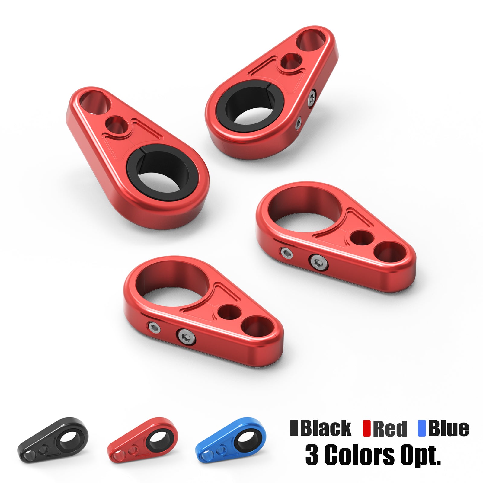 4PCS ATV A-Arm Brake Line Cable Clamps For Honda TRX 450R 250X 90X 400X