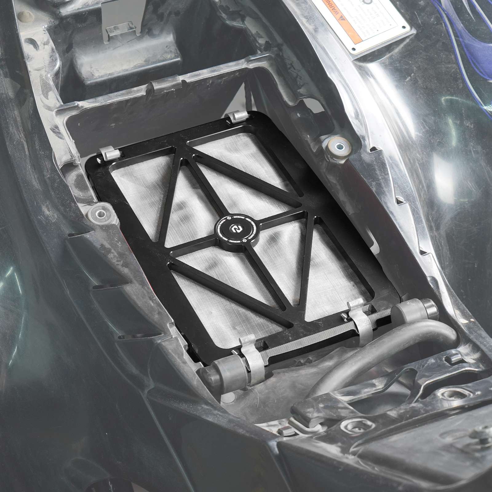 High-Flow Air Filter Intake Cleaner Airbox Lid Cover Kit For Honda TRX450 R / ER