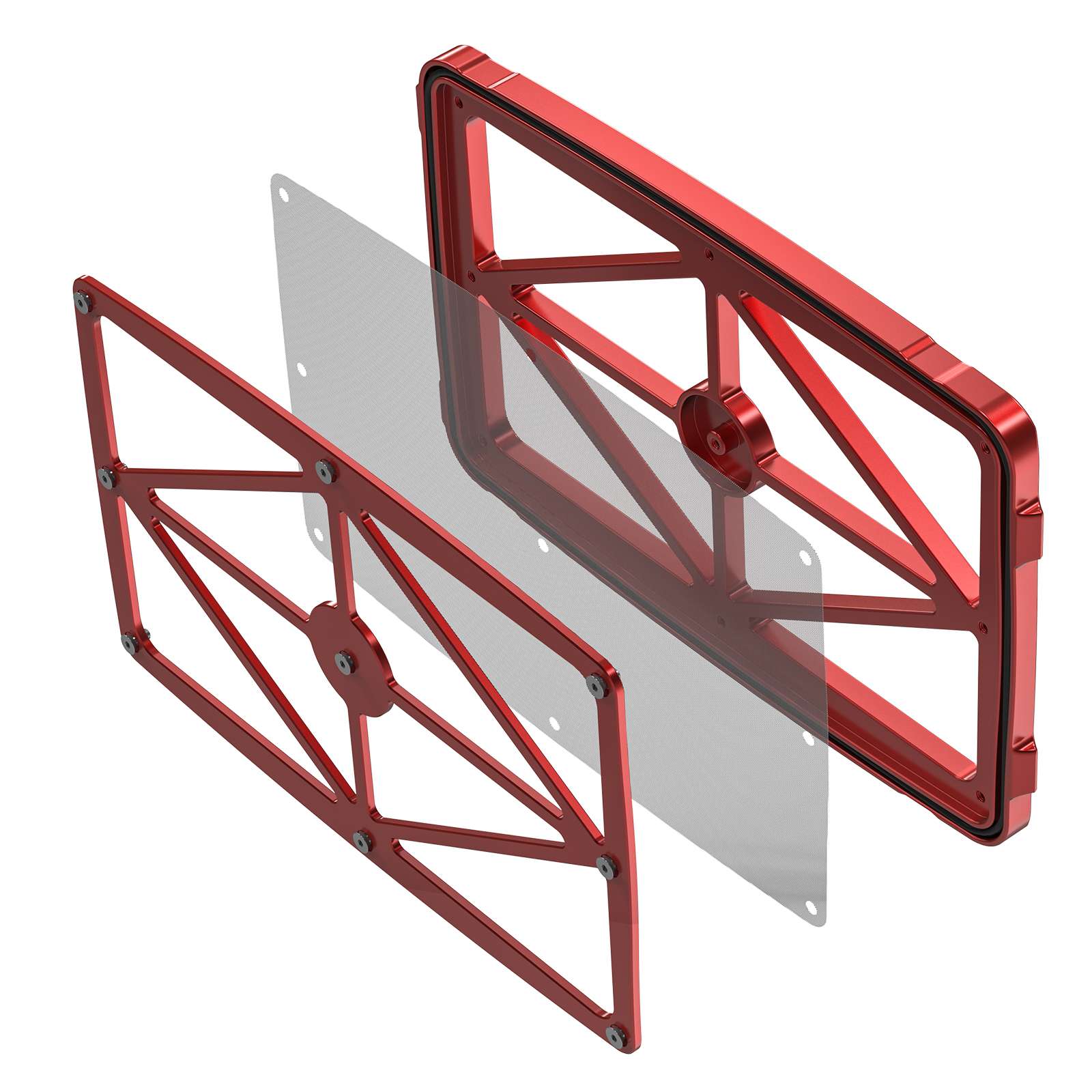 High-Flow Air Filter Intake Cleaner Airbox Lid Cover Kit For Honda TRX450 R / ER