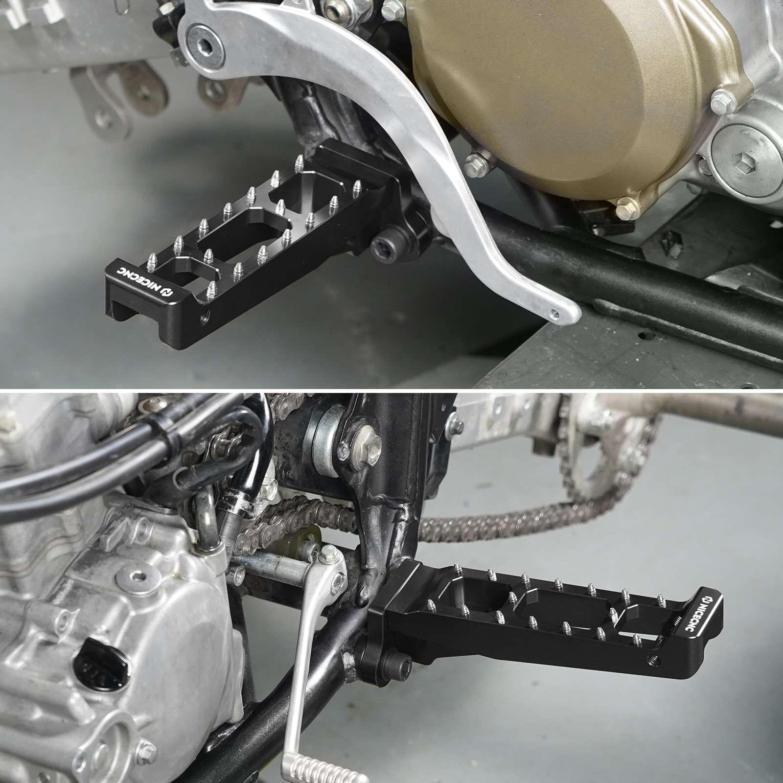 Rider Foot Pegs Rest Pedals + Folding Gear Shift Lever For Honda TRX 450 R / ER