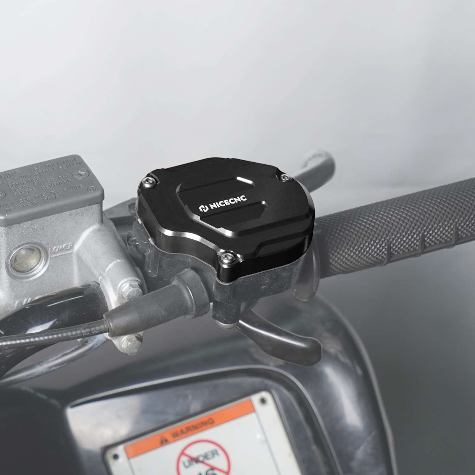 Throttle Guard + Key Switch Indicator Light Handlebar Mount For Honda TRX 450 R / ER