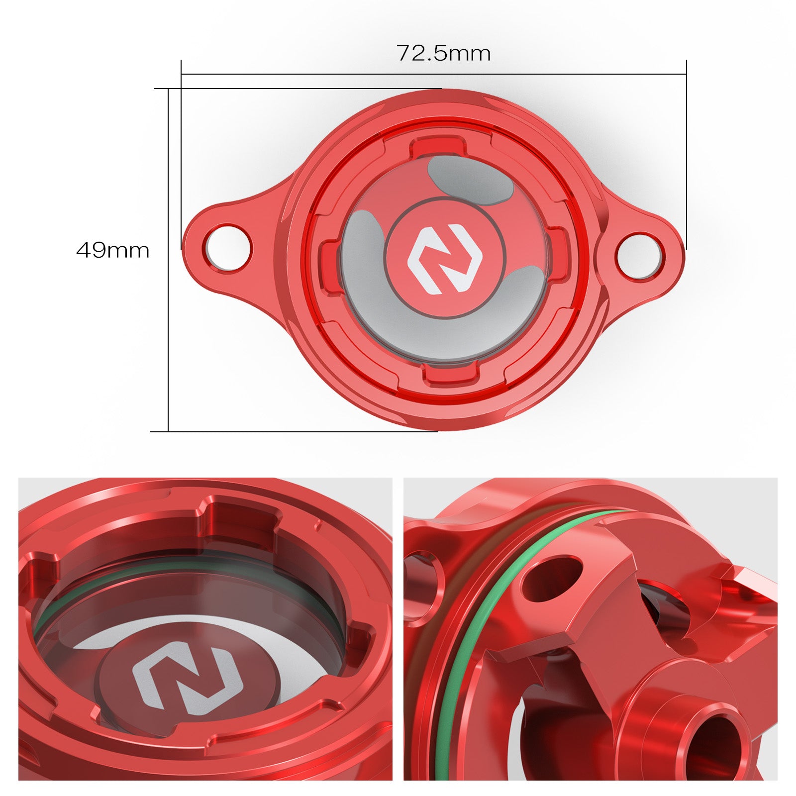 ATV Transparent Oil Filter Cover For Honda TRX450R 2004-2005